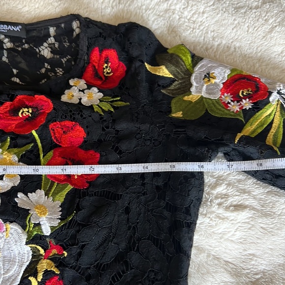 Dolce Gabbana floral embroided dress - Picture 8 of 13